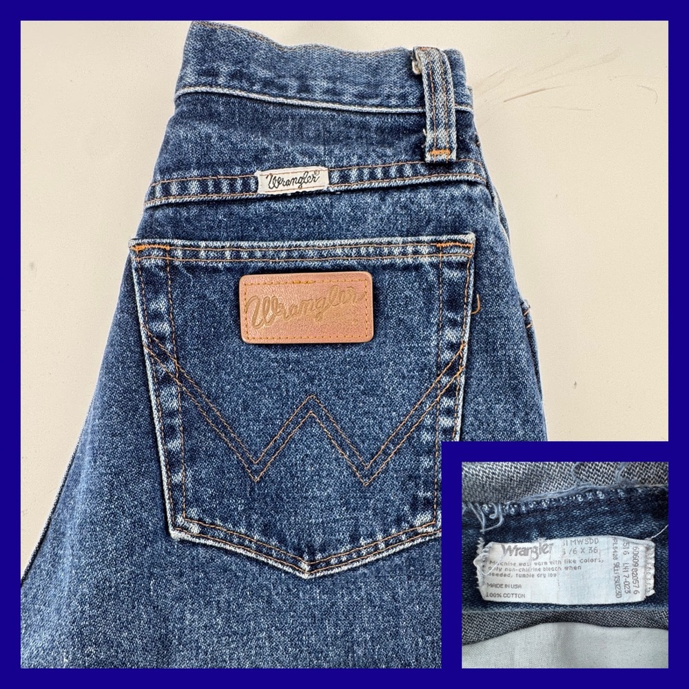Wrangler Womens Jeans 3x36 Blue Denim High Rise Straight Leg‎ Casual Pants